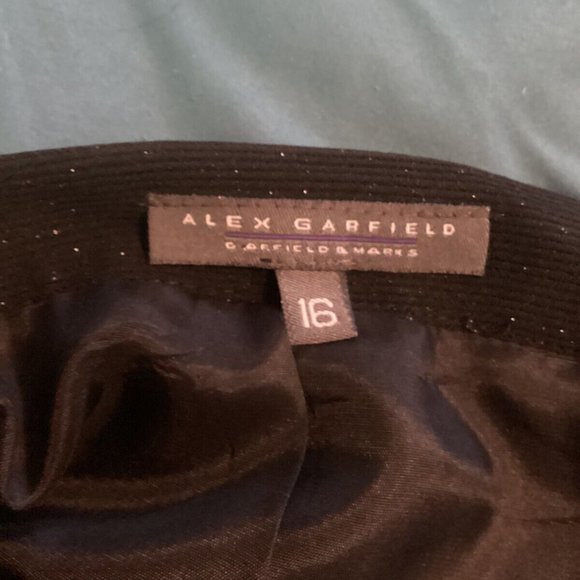 Alex Garfield Skirt Black Size 16 Made in the USA - Picture 3 of 4